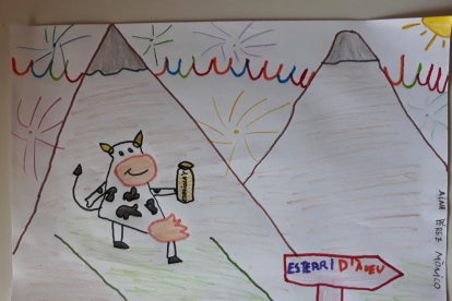 Tinc sis anys i la meva vaca amb la beguda del festival Esbaiola't està apropant-se a Esterri d'Àneu