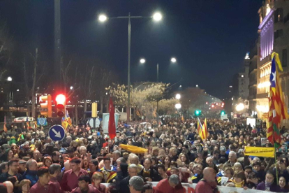 Concentraciones al mediodía y por la tarde en localidades de Lleida contra el juicio del 'proceso'