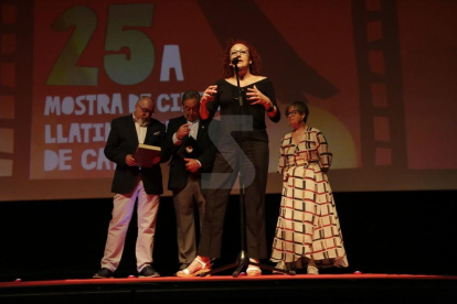 El acto de inauguración de la 25ª edición de la Mostra tuvo lugar en la Llotja.
