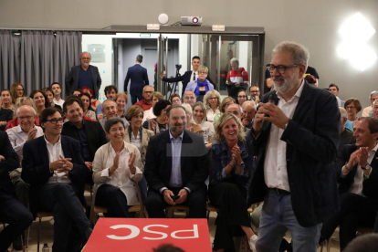 Imatges de la visita del ministre de Foment José Luis Ábalos a Lleida i a les instal·lacions de SEGRE