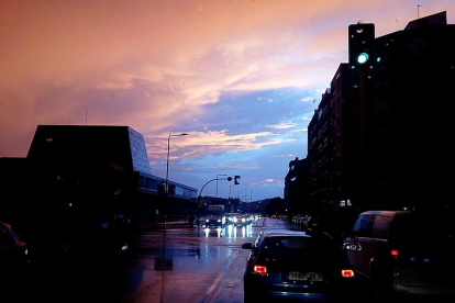 Tempesta de tardor a Lleida