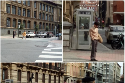 Passejant pels carrers de Bilbao, vam retrocedir 50 anys en el temps, pel rodatge de la futura sèrie televisiva 