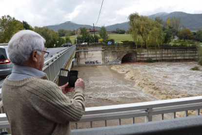 Imatges del temporal de pluja a les comarques de Lleida