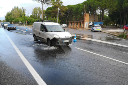 Imatges del temporal de pluja a les comarques de Lleida