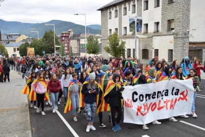 Cortes de carreteras, piquetes y manifestación de estudiantes.
