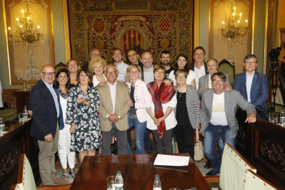 Sesión extraordinaria en el ayuntamiento de Lleida antes de la elección del nuevo equipo de gobierno municipal.