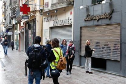 Imatges de la vaga a la ciutat de Lleida