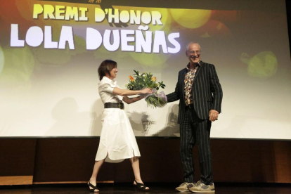 Lola Dueñas va rebre el Premi d'Honor.