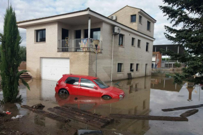 Casa inundada a Fondarella
