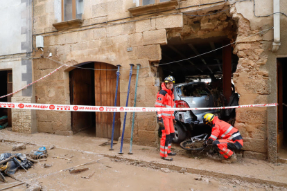 Imatges dels danys i desperfectes després del temporal a les comarques de Lleida