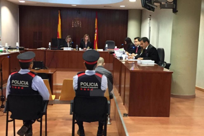 Josep Sopena Guasch, este lunes en la Audiencia de Lleida.