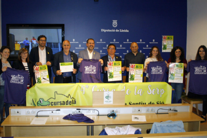 L’organització va presentar la quarta edició de la Cursa de la Serp a la Diputació.
