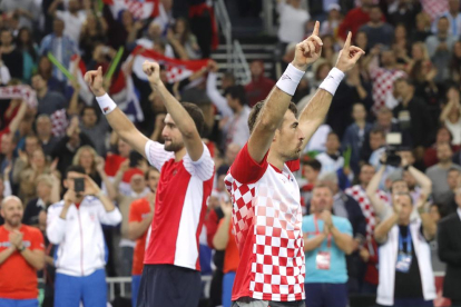Croacia, a un punto de ganar la Copa Davis