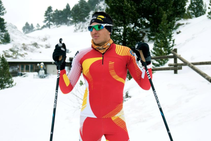 Martí Vigo del Arco és des d’aquest any membre fix de l’equip espanyol absolut d’esquí de fons.
