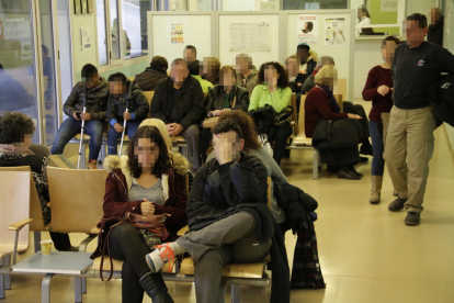 Imagen de la sala de espera de Urgencias del Arnau, el jueves de la semana pasada. 