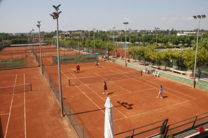 Vista de les instal·lacions del Club Tennis Urgell.