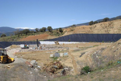 Vista de las instalaciones del vertedero del Alt Urgell.