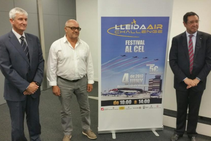 L'acte de presentació de la quarta edició del festival Lleida Air Challenge