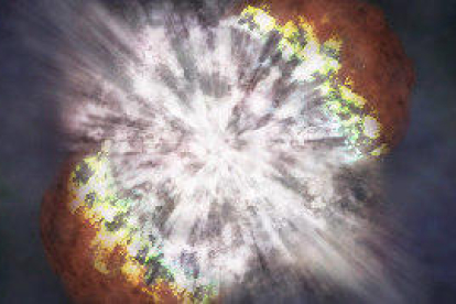Científics capten els moments finals d’una estrella massiva en una altra galàxia