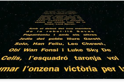 El Força Lleida promociona el partido con un vídeo de Star Wars.