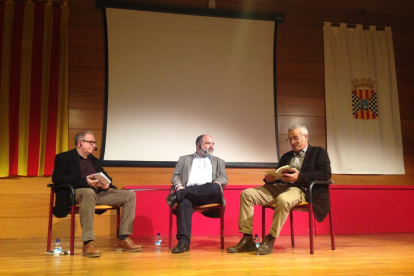 Joan Martí, Ferran Sáez i Ignasi Aldomà, a Mollerussa.