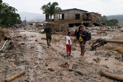 Almenys 154 morts en una allau per la crescuda de tres rius a Colòmbia