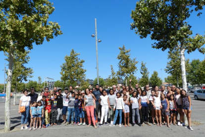 Lleida acomiada als nens sahrauís del projecte 