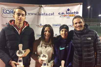 Dos títulos y 2 subcampeonatos para el CT Urgell en las pistas del Laietà 