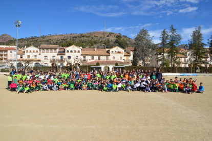 Más de 400 escolares en la Trobada de Miniatletismo del Pallars Jussà en La Pobla