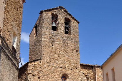 La iglesia de Sant Romà d’Abella en una imagen de esta semana. 