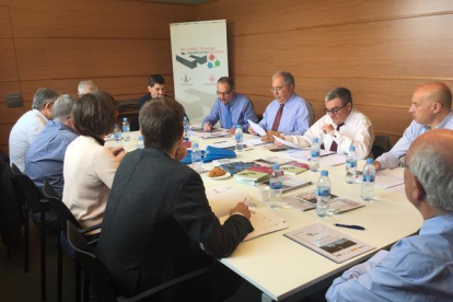 La reunió del consell d'administració del consorci del Parc Científic de Lleida