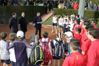 La selecció de tenis, a l’RCT Barcelona