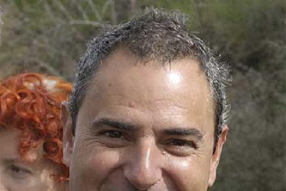 Miguel Grima, alcalde de Fago el 2007, i el condemnat pel seu assassinat, Santiago Mainar.