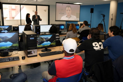 El alcalde de Balaguer saludó por videoconferencia al impulsor del programa Danny Mola.