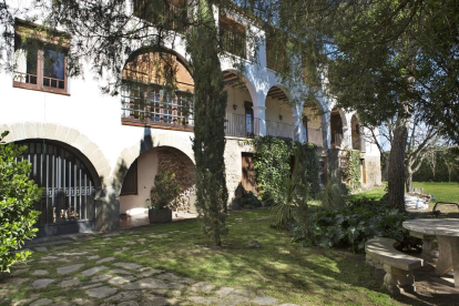 La casa on va nàixer el president Companys al nucli del Tarròs, a l'Urgell.