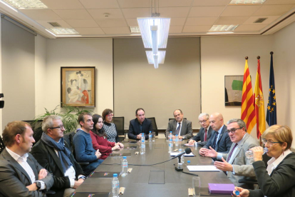 L’alcalde, Àngel Ros, va presentar ahir al Centre Blanquerna de Madrid el patrimoni cultural de Lleida.