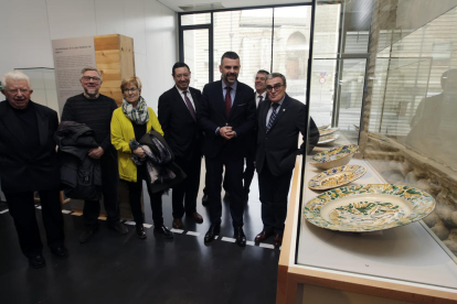 La visita d'aquest divendres al Museu de Lleida.