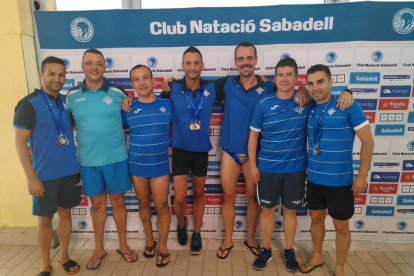 Doce medallas para el CN Lleida en el Catalán de natación 