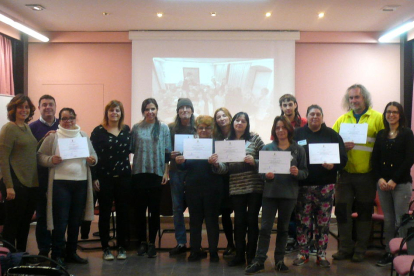 Els participants en la iniciativa social del consell.