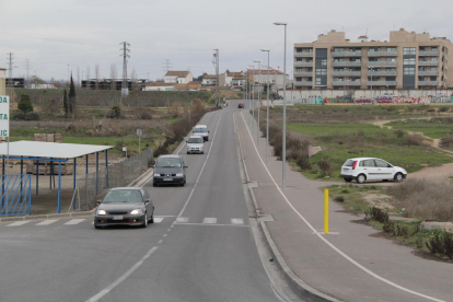 L’actual vial Víctor Torres, que connecta l’Ll-11 amb el carrer Palauet de la Bordeta.
