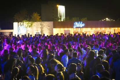 Imatge d’una nit de festa a la discoteca Biloba de Lleida.