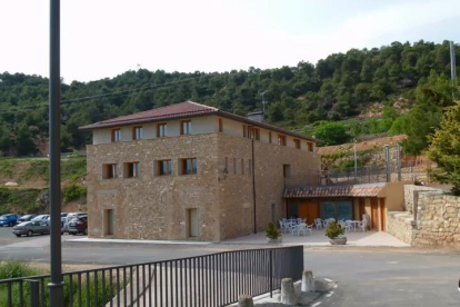 Imatge de l’edifici del Sindicat de Tarrés.