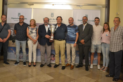 El DKV Borges, rebut a la Diputació per la Copa del Rei