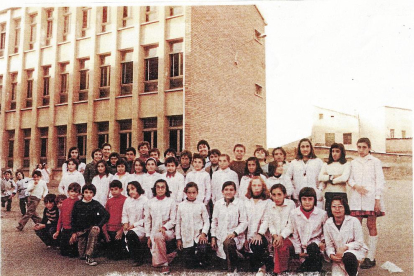 La promoció escolar de 1975-1976.