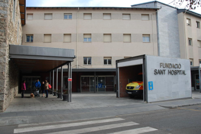 Imatge de la façana de l’hospital de la Seu d’Urgell.