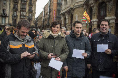 El nacionalismo vasco se une para apoyar a cargos catalanes juzgados