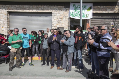 Imagen de archivo de una manifestación de la PAH en Tàrrega.