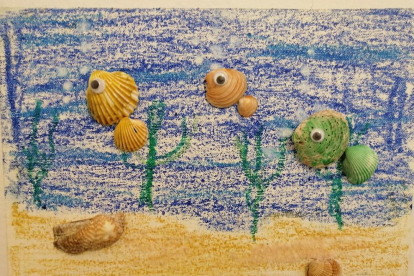 Peixets refrescants.., dibuix de Alexandre de 5 anys..
