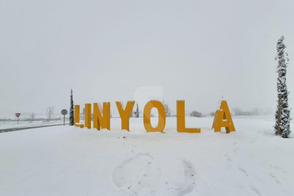 Nevada a Lleida del 9 de gener de 2021