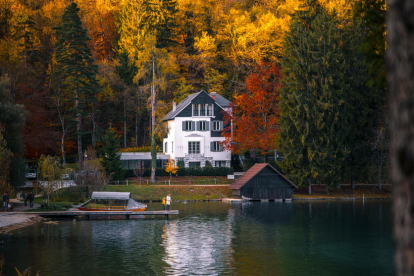 Històries interminables a la vora del llac Bled, Eslovènia.